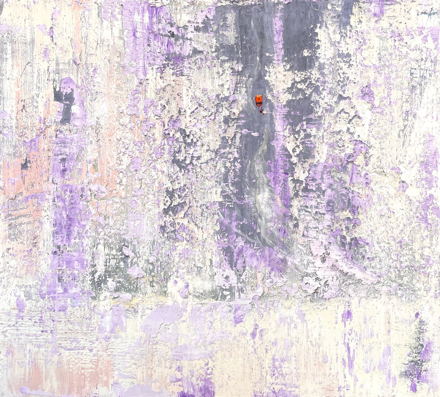 Snow Rescue - 40" x 36" Fresco Painting