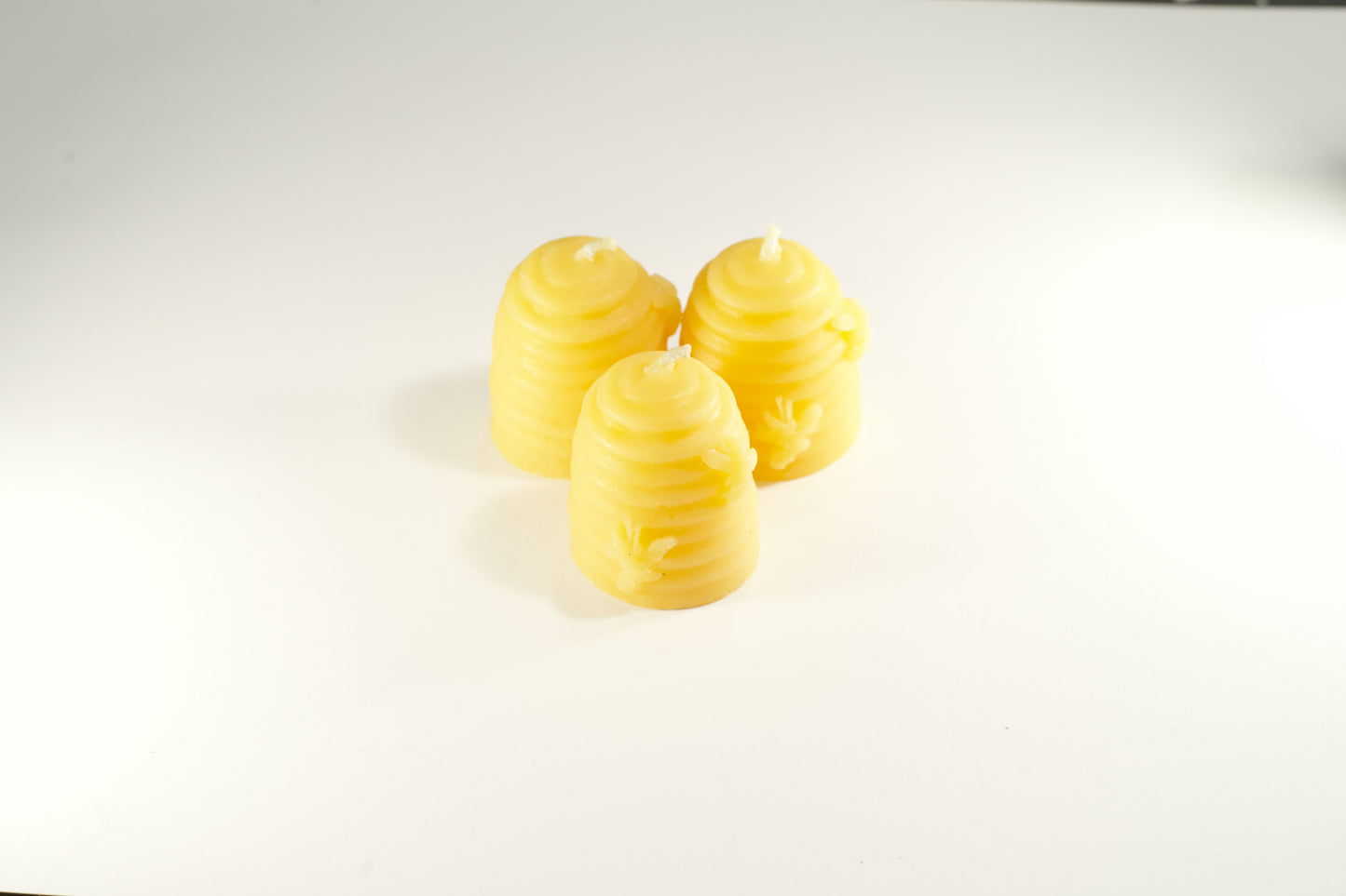 Beeswax Bee Hive Candles - 1.5" x 1.5" by BeeGlo