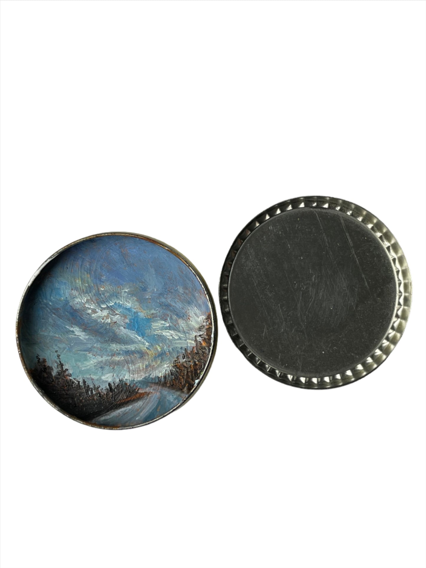 Campbell River Tin 2 - Island Highway - Single Flood's Ointment Medicine Tin