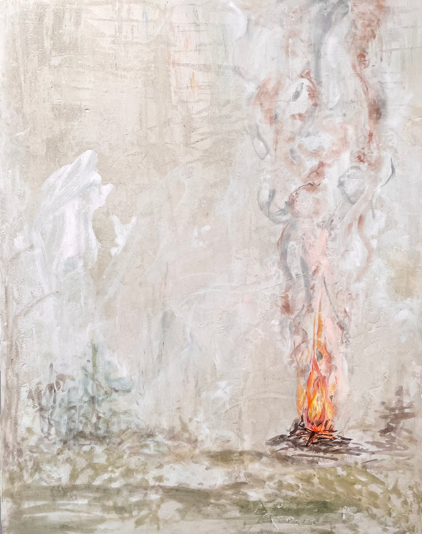 Signal Fire in a Washed-Out Landscape - Previous Version