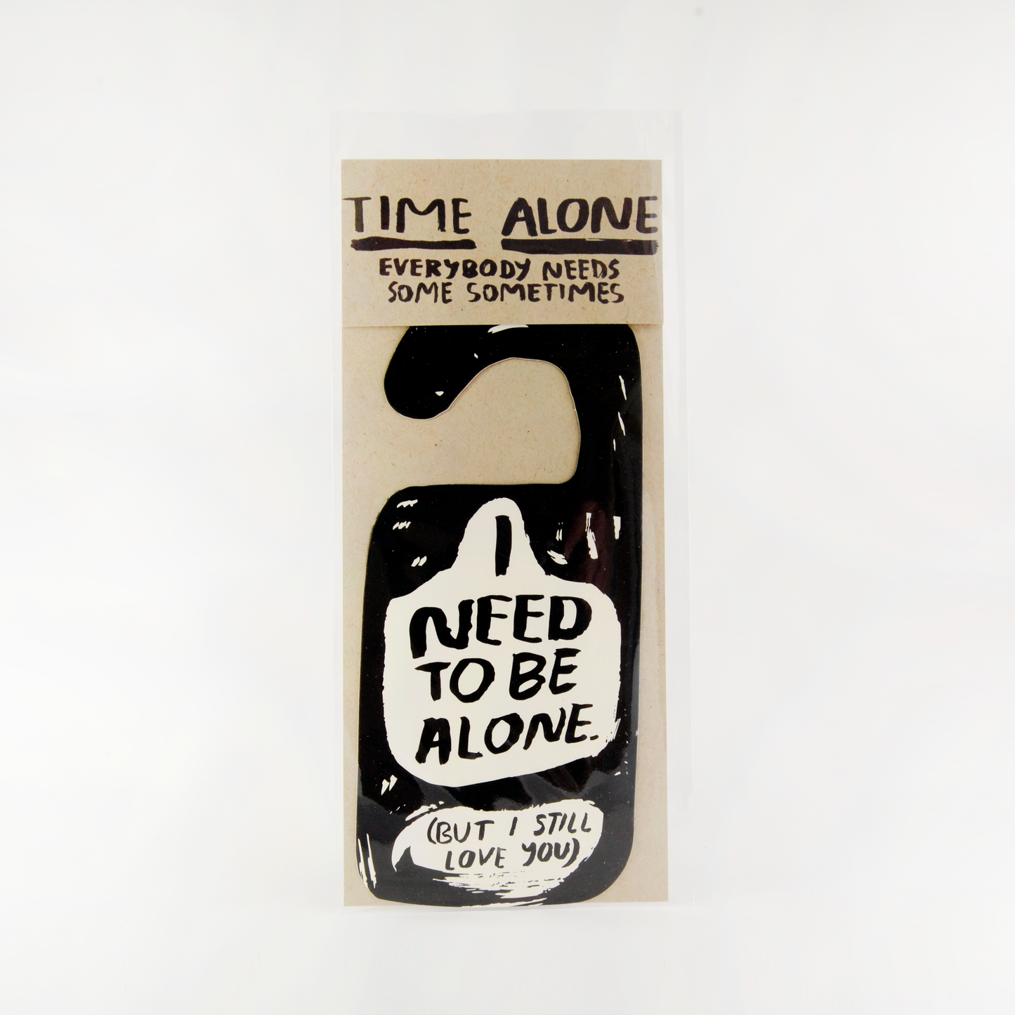 "Alone Time" Door Hanger