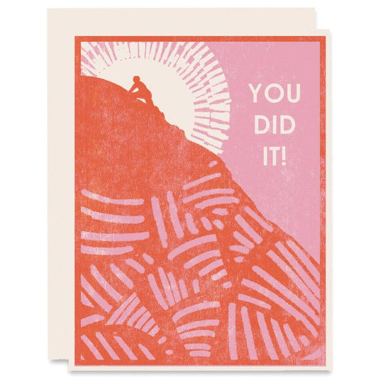 You Did It!  |  Celebration and Congratulations Card