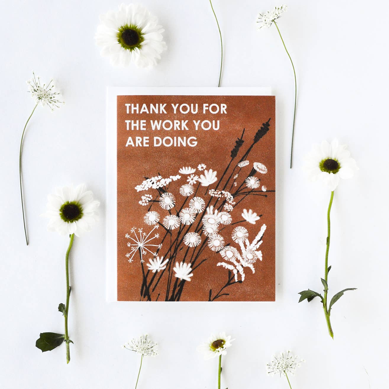 "Thank You for the Work You Are Doing" | Thank You Card