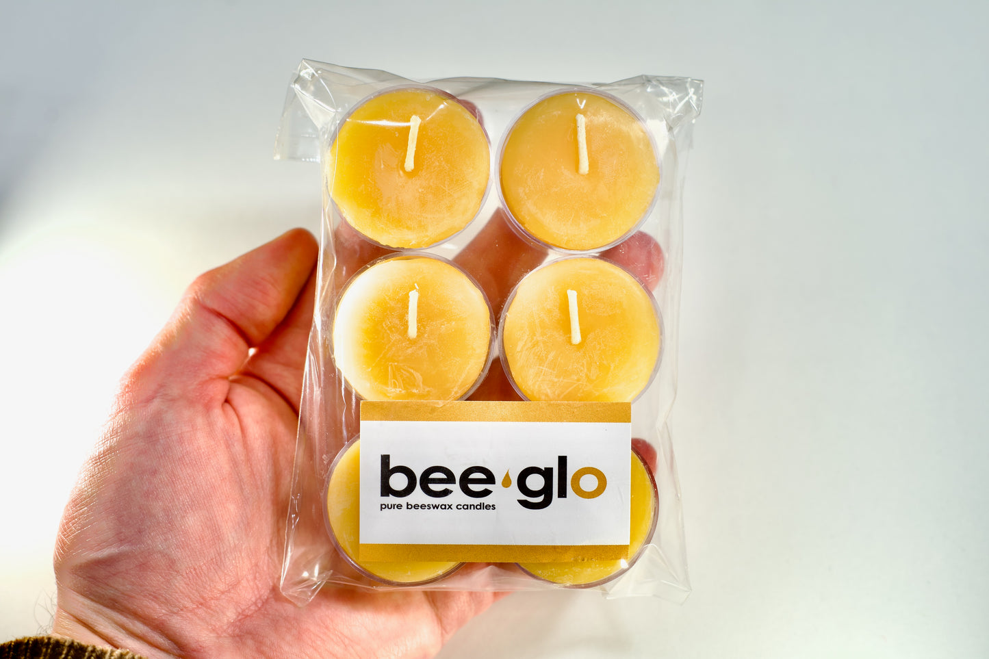 Beeswax Tea Light Candles - by BeeGlo