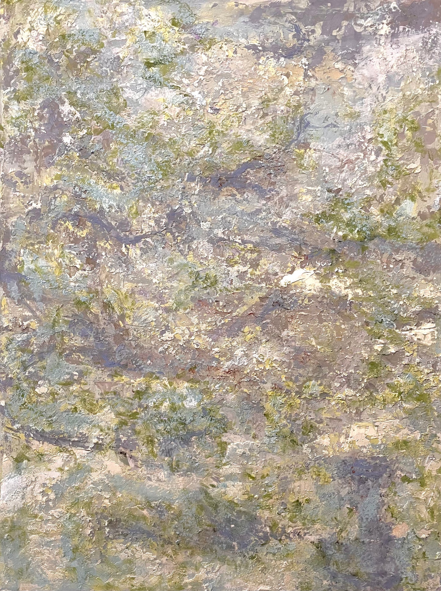 Lichen - 36" x 48" Fresco Painting