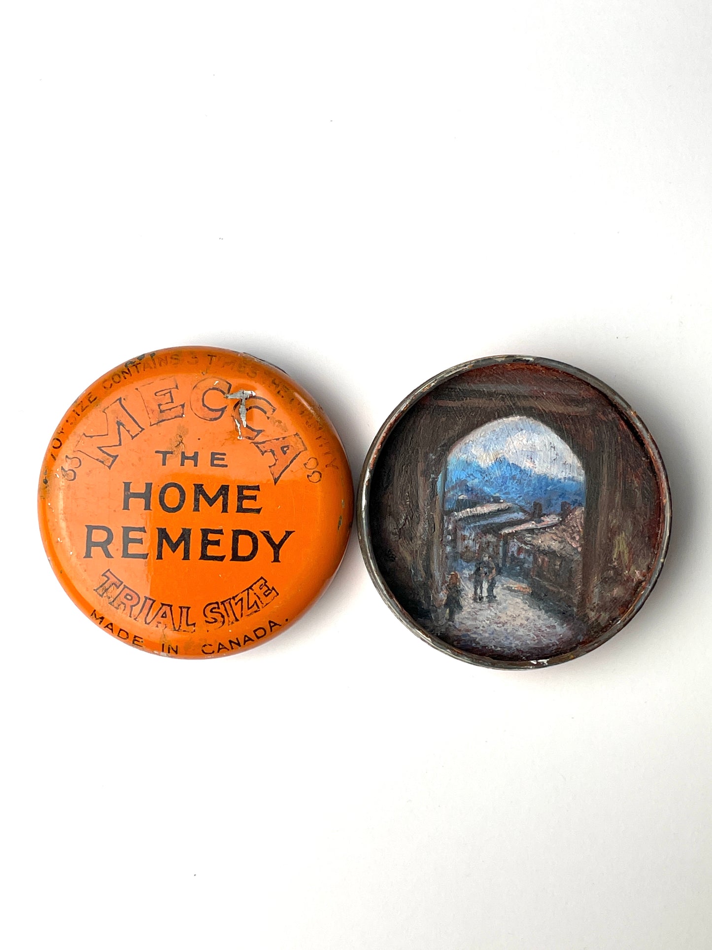 Home Remedy - Single Medicine Tin Painting