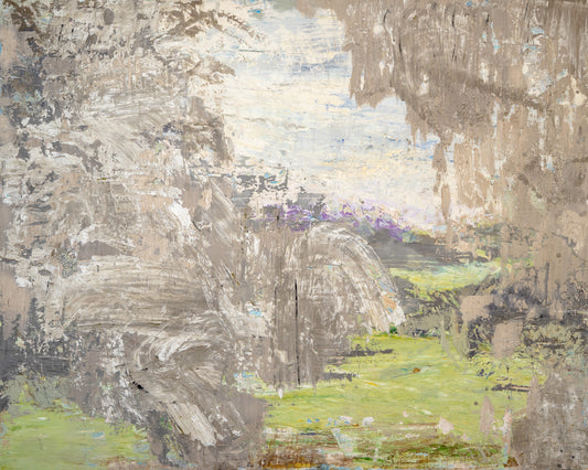 Landscape And Restoration - 60" x 48" Fresco Painting - Shelley Vanderbyl