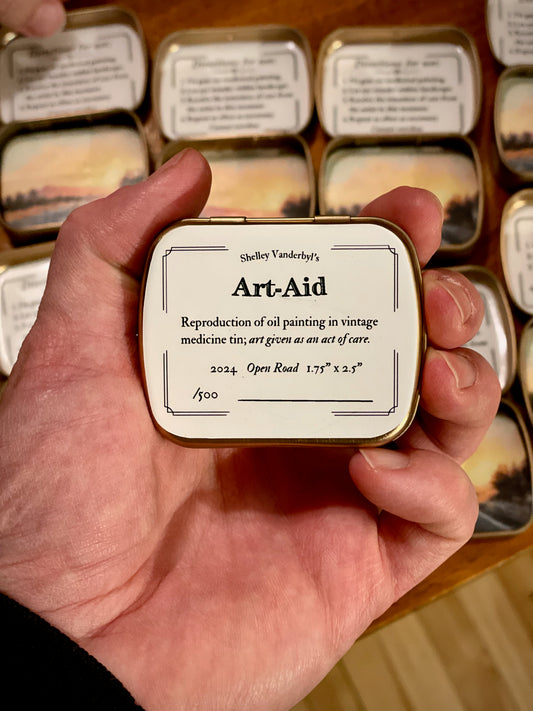 "Art-Aid" Medicine Tin Painting - Limited-Edition Print