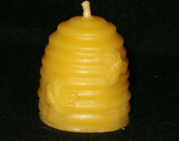 Beeswax Bee Hive Candles - 1.5" x 1.5" by BeeGlo