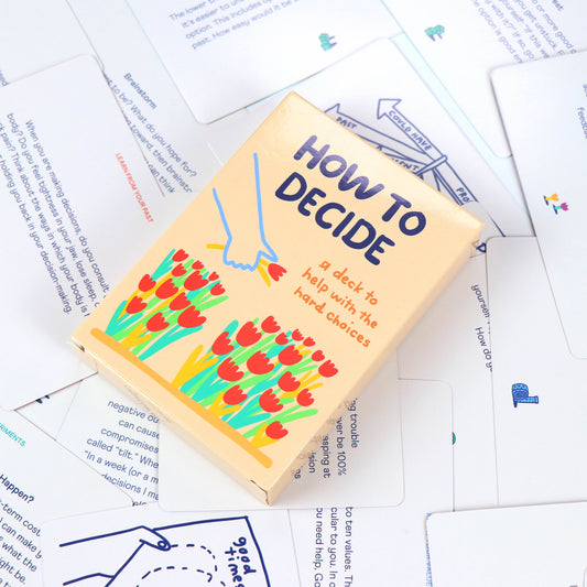 "How To Decide" Deck of Cards